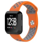 For Fitbit Versa Two-tone Silicone Replacement Wrist Strap Watchband - Image 5