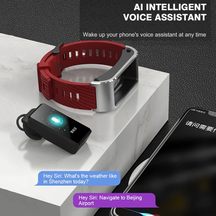 EDA004330101_B3.webp H21 1.14 inch Silicon Band Detachable Smart Watch Support Temperature Measurement / Bluetooth Call / Voice Control - Image 4