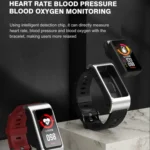 H21 1.14 inch Silicon Band Detachable Smart Watch Support Temperature Measurement / Bluetooth Call / Voice Control - Image 6