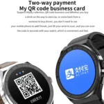 BM01 1.45 inch Silicone Band IP68 Waterproof Smart Watch Support Bluetooth Call / NFC - Image 2