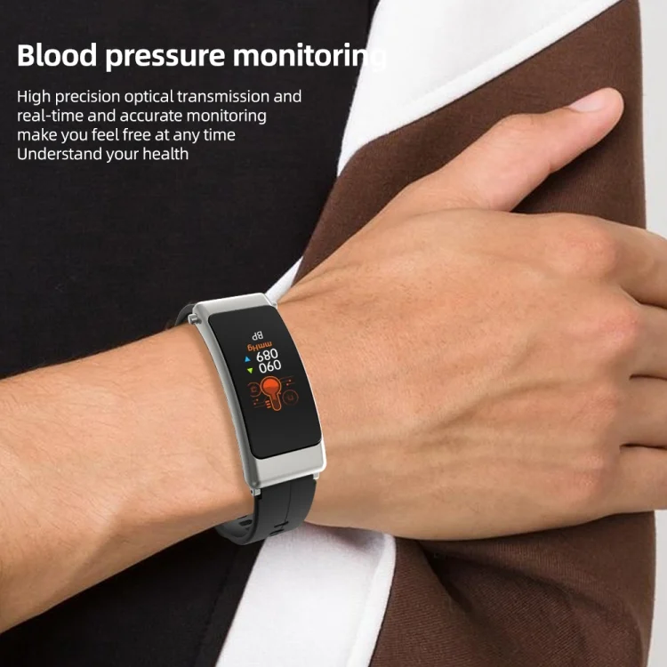 EDA004335601_B7.webp K50+ 0.96 inch Leather Band Earphone Detachable Life Waterproof Smart Watch Support Bluetooth Call - Image 8