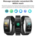 K50+ 0.96 inch Leather Band Earphone Detachable Life Waterproof Smart Watch Support Bluetooth Call - Image 10