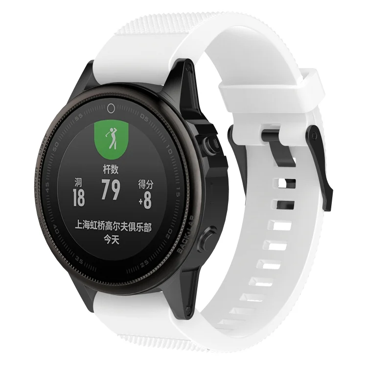 EDA00433601A_3.webp For Garmin Fenix 5S (20mm) Silicone Replacement Wrist Strap Watchband - Image 5
