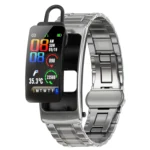 K20 1.14 inch Steel Band Earphone Detachable Life Waterproof Smart Watch Support Bluetooth Call