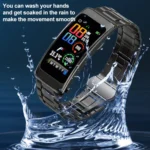K20 1.14 inch Leather Band Earphone Detachable Life Waterproof Smart Watch Support Bluetooth Call - Image 12