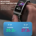 K20 1.14 inch Leather Band Earphone Detachable Life Waterproof Smart Watch Support Bluetooth Call - Image 3