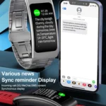 K20 1.14 inch Leather Band Earphone Detachable Life Waterproof Smart Watch Support Bluetooth Call - Image 8