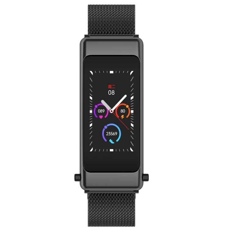 EDA004337101A_2.webp K50 1.08 inch Steel Band Earphone Detachable IP67 Waterproof Smart Watch Support Bluetooth Call - Image 16