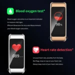 K50 1.08 inch Silicone Band Earphone Detachable IP67 Waterproof Smart Watch Support Bluetooth Call - Image 9