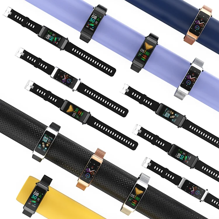 EDA004337601_B13.webp K50 1.08 inch Leather Band Earphone Detachable IP67 Waterproof Smart Watch Support Bluetooth Call - Image 14