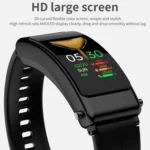 K50 1.08 inch Leather Band Earphone Detachable IP67 Waterproof Smart Watch Support Bluetooth Call - Image 5