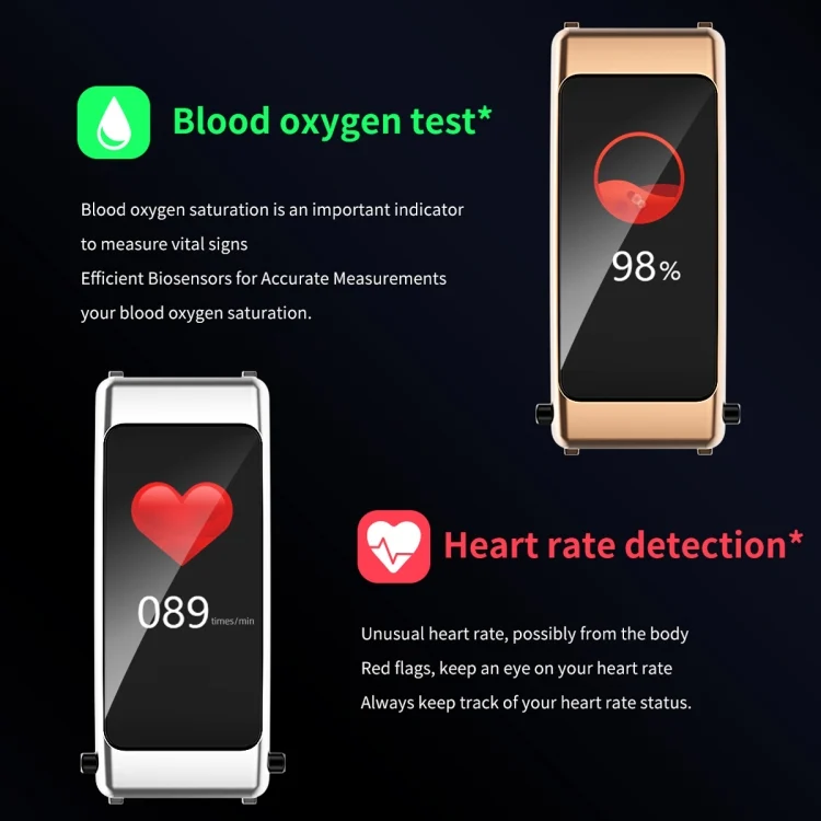 EDA004337601_B8.webp K50 1.08 inch Leather Band Earphone Detachable IP67 Waterproof Smart Watch Support Bluetooth Call - Image 9