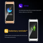 K50 1.08 inch Leather Band Earphone Detachable IP67 Waterproof Smart Watch Support Bluetooth Call - Image 10