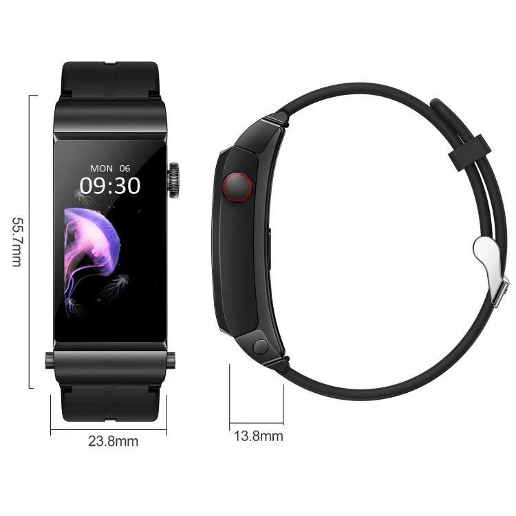 EDA004339701A_2.webp M6 1.5 inch Silicone Band Earphone Detachable IP68 Waterproof Smart Watch Support Bluetooth Call - Image 18