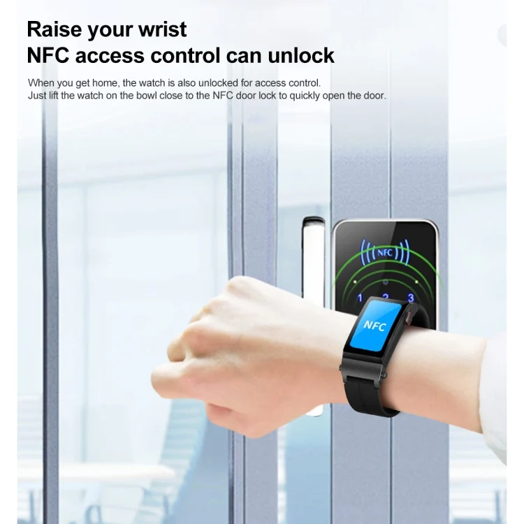 EDA004339701_B12.webp M6 1.5 inch Silicone Band Earphone Detachable IP68 Waterproof Smart Watch Support Bluetooth Call - Image 13
