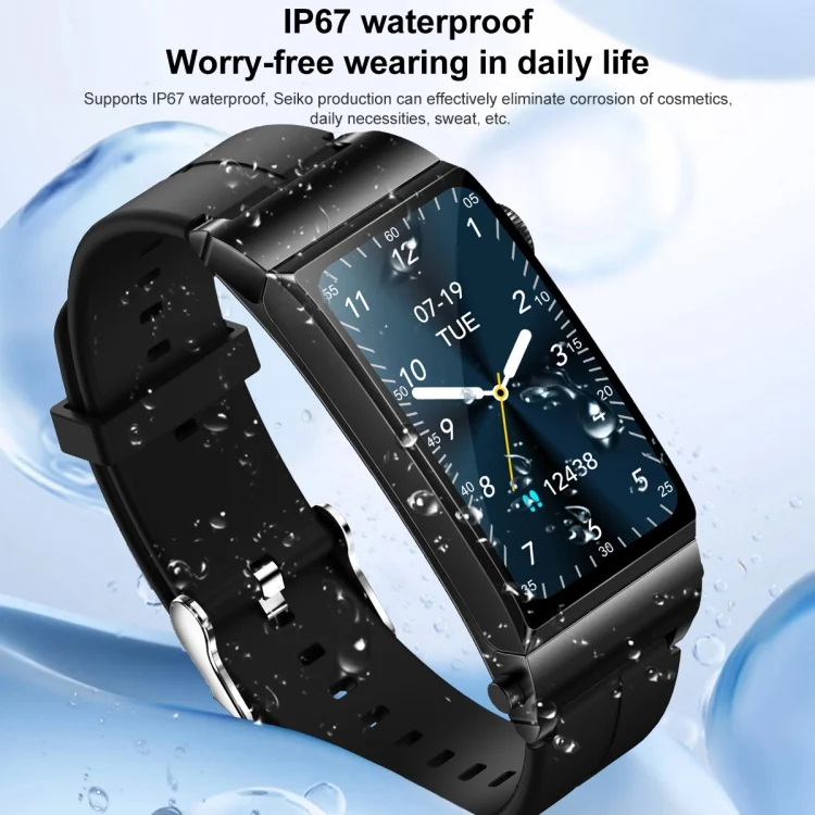 EDA004339701_B14.webp M6 1.5 inch Silicone Band Earphone Detachable IP68 Waterproof Smart Watch Support Bluetooth Call - Image 15