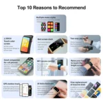 M6 1.5 inch Silicone Band Earphone Detachable IP68 Waterproof Smart Watch Support Bluetooth Call - Image 3