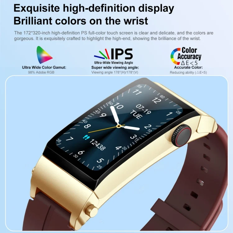 EDA004339701_B3.webp M6 1.5 inch Silicone Band Earphone Detachable IP68 Waterproof Smart Watch Support Bluetooth Call - Image 4