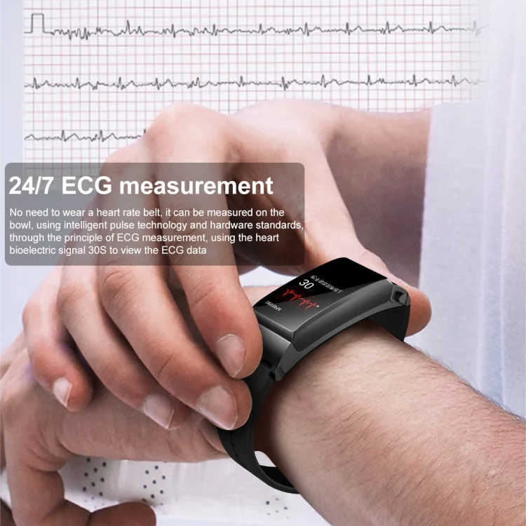 EDA004339701_B7.webp M6 1.5 inch Silicone Band Earphone Detachable IP68 Waterproof Smart Watch Support Bluetooth Call - Image 8