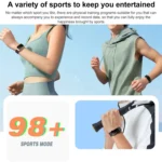 M6 1.5 inch Silicone Band Earphone Detachable IP68 Waterproof Smart Watch Support Bluetooth Call - Image 10