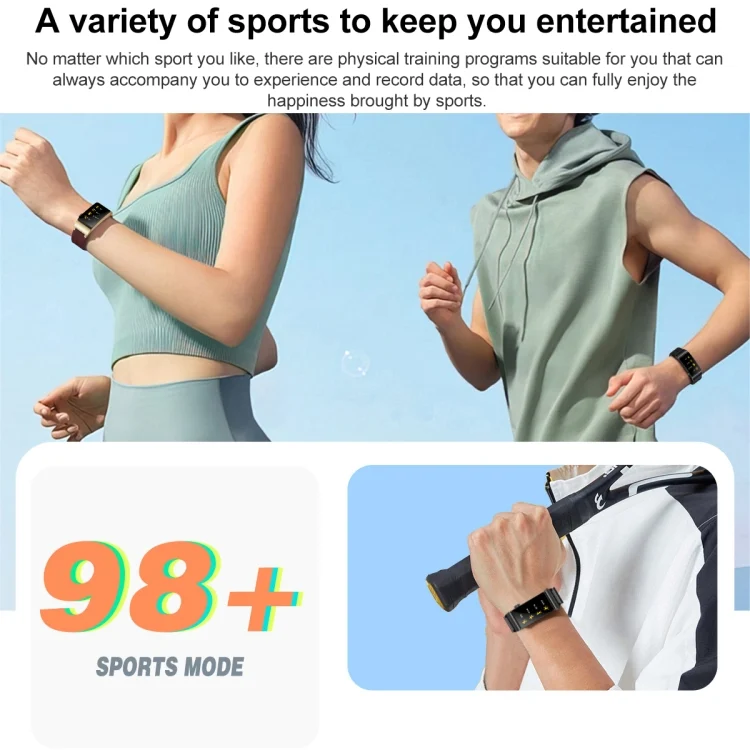 EDA004339701_B9.webp M6 1.5 inch Silicone Band Earphone Detachable IP68 Waterproof Smart Watch Support Bluetooth Call - Image 10