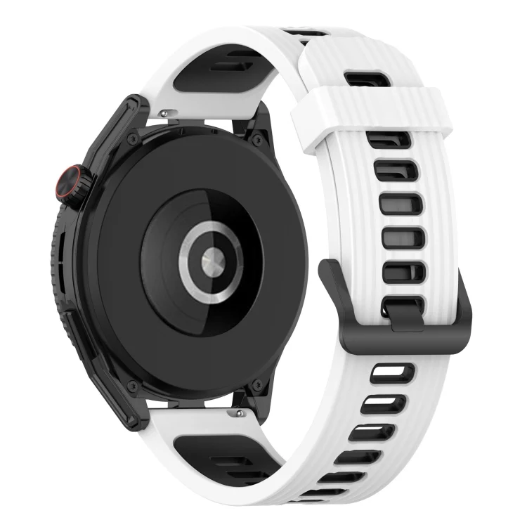 EDA004340001A_1.webp 22mm Two-color Stripe Silicone Watch Band - Image 6