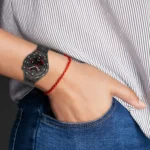 22mm Two-color Stripe Silicone Watch Band - Image 3