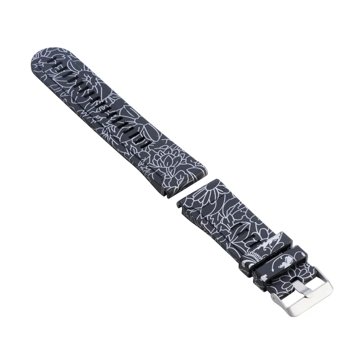 EDA00434001A_2.webp For Garmin Fenix 5X (26mm) / Fenix3 / Fenix3 HR Silicone Replacement Wrist Strap Watchband - Image 3