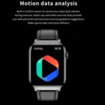 T50 1.85 inch Silicone Band IP67 Waterproof Smart Watch Supports Voice Assistant / Health Monitoring - Image 11