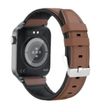 T50 1.85 inch Leather Band IP67 Waterproof Smart Watch Supports Voice Assistant / Health Monitoring - Image 13