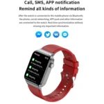T50 1.85 inch Leather Band IP67 Waterproof Smart Watch Supports Voice Assistant / Health Monitoring - Image 5