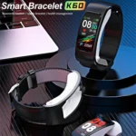 K60 1.08 inch Silicone and Earphone Detachable Life Waterproof Smart Watch Support Bluetooth Call - Image 2