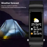 K60 1.08 inch Silicone and Earphone Detachable Life Waterproof Smart Watch Support Bluetooth Call - Image 15