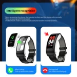 K60 1.08 inch Silicone and Earphone Detachable Life Waterproof Smart Watch Support Bluetooth Call - Image 6