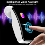 K60 1.08 inch Silicone and Earphone Detachable Life Waterproof Smart Watch Support Bluetooth Call - Image 9