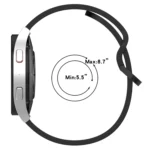 Universal Flat Head Groove Silicone Watch Band - Image 3