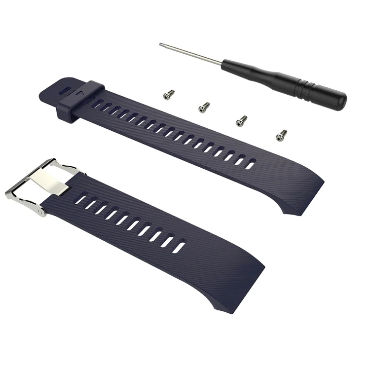 EDA00435101A_1.webp For Garmin Forerunner 30 / 35 Silicone Replacement Wrist Strap Watchband - Image 2