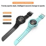 Silicone Sport Solid Color Watch Band - Image 2