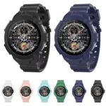 Silicone Sport Solid Color Watch Band - Image 3