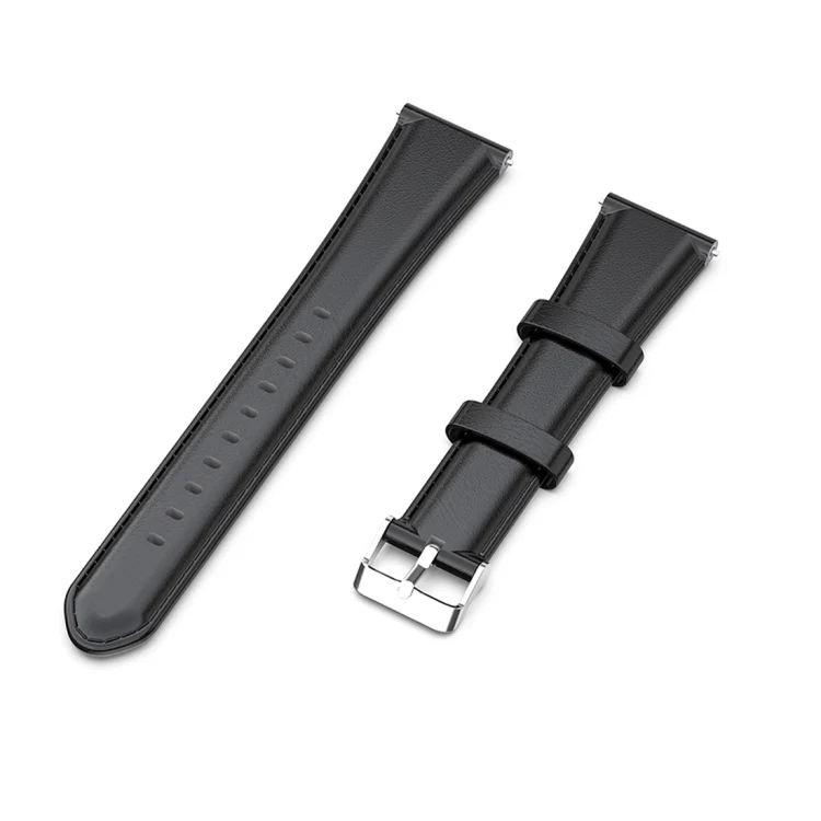 EDA00436601B_2.webp For Garmin Vivoactive 3 Oil Wax Calf Leather Replacement Wrist Strap Watchband - Image 3