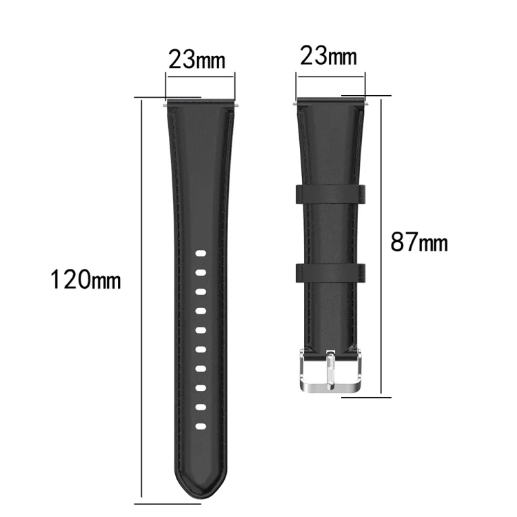 EDA00436601B_3.webp For Garmin Vivoactive 3 Oil Wax Calf Leather Replacement Wrist Strap Watchband - Image 4