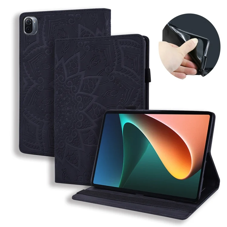 Calf Texture Embossed Flip Leather Tablet Case, For Xiaomi Pad 5 Pro 12.4 inch, For Lenovo Tab M10 Plus 10.6 3rd Gen 2022, For Amazon Kindle Fire 7 2022