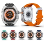 Fluorine Rubber Clear Armor Case Watch Band - Image 2