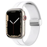 Magnetic Fold Clasp Silicone Watch Band