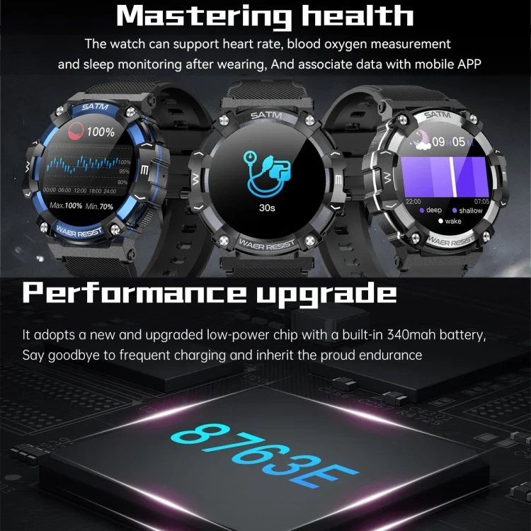EDA004402501_B6.webp PG666 1.39 inch TFT Screen Bluetooth Call Smart Watch, Support Heart Rate / Blood Pressure Monitoring - Image 7