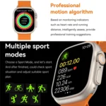 S800 Ultra Max 1.96 inch TFT Screen Smart Watch, Support Heart Rate / Blood Pressure Monitoring - Image 11