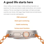 S800 Ultra Max 1.96 inch TFT Screen Smart Watch, Support Heart Rate / Blood Pressure Monitoring - Image 4