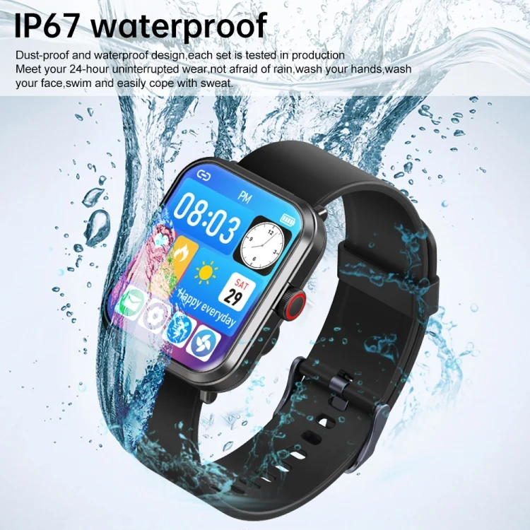 EDA004402801A_17.webp S6 TWS Earphone 1.91 inch Smart Bracelet Support Bluetooth Call / Health Monitoring - Image 18