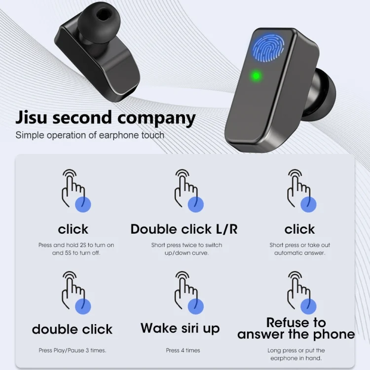 EDA004402801A_8.webp S6 TWS Earphone 1.91 inch Smart Bracelet Support Bluetooth Call / Health Monitoring - Image 9
