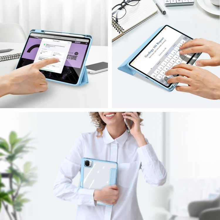 EDA004410901B_2.webp DUX DUCIS TOBY Series Antiskid Leather Tablet Case with Sleep / Wake-up Function, For Xiaomi Pad 6 / 6 Pro - Image 5